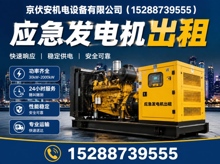 包头静音发电车租赁展示图