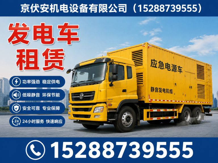 包头发电机出租展示图
